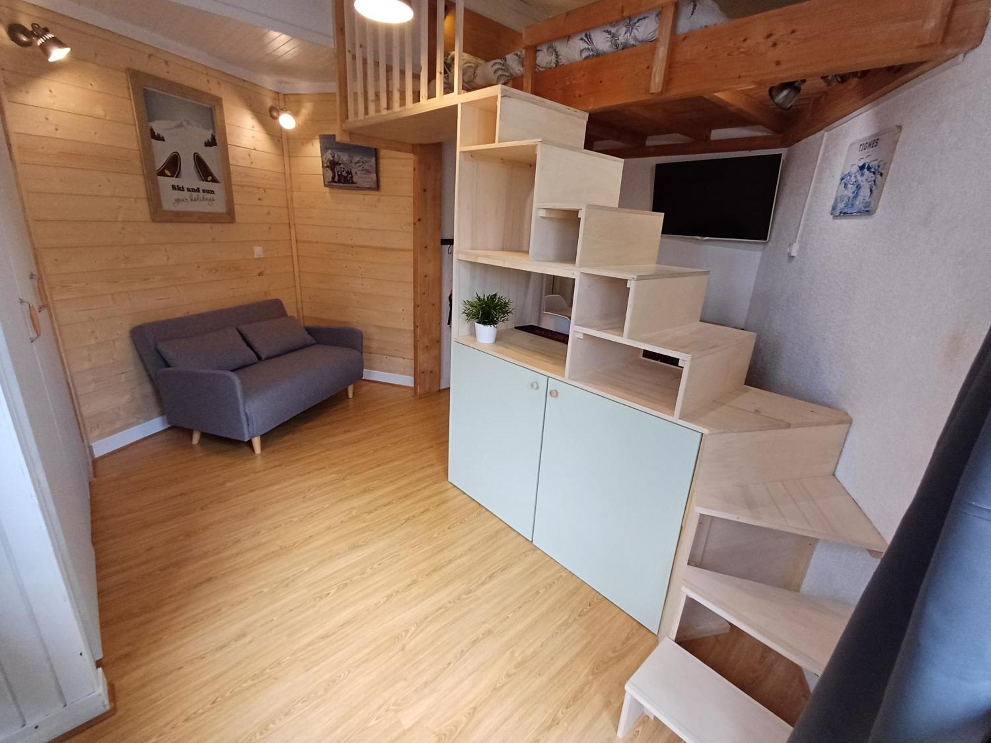 Apartmán Tres Beau Studio 4 Personnes, Ski Au Pied, Centre Tignes Val Claret Exteriér fotografie